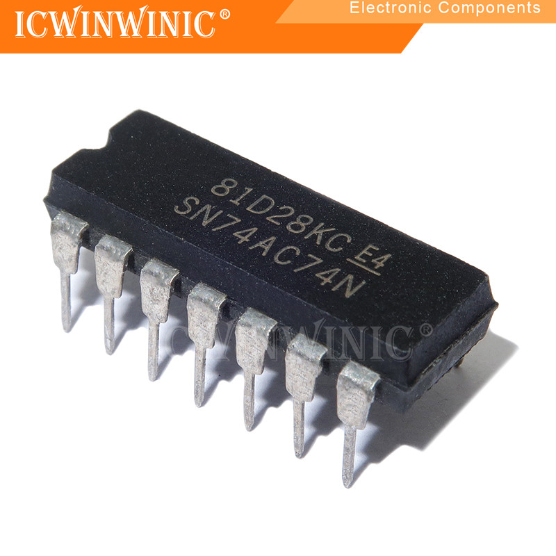 5 ชิ้น SN74AC74N SN74AC74 74AC74 DIP-14 วงจรรวม IC