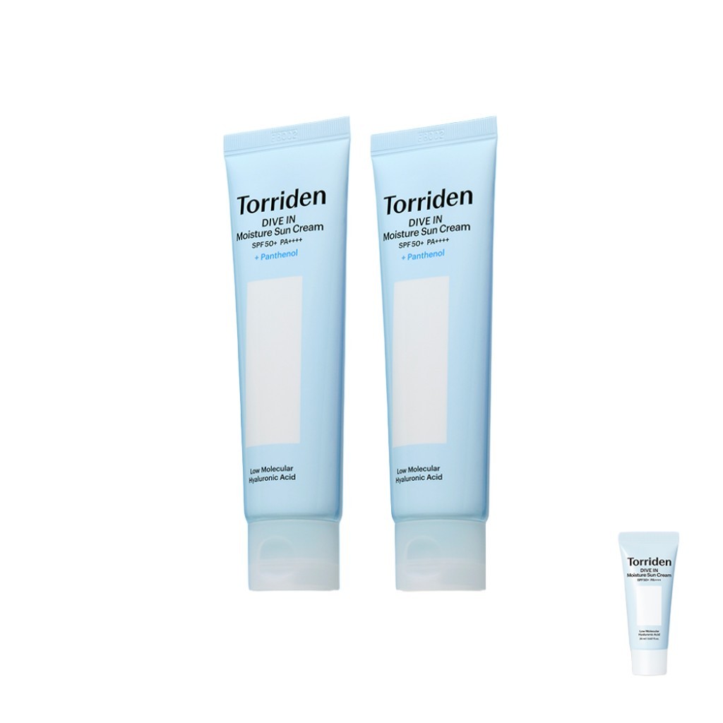 [torriden] Dive In Moisture Sun Cream, SPF 50+ PA++++, 60ml, 2pcs / Korean Sunscreen SPF50 by Torrid