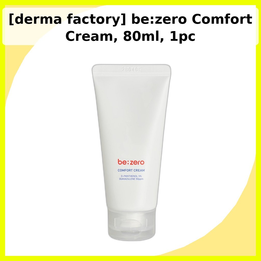 [โรงงานดราม่า] be:zero Comfort Cream, 80ml, 1pc / Korean Comfort Cream / Lightweight Moisturizer by 