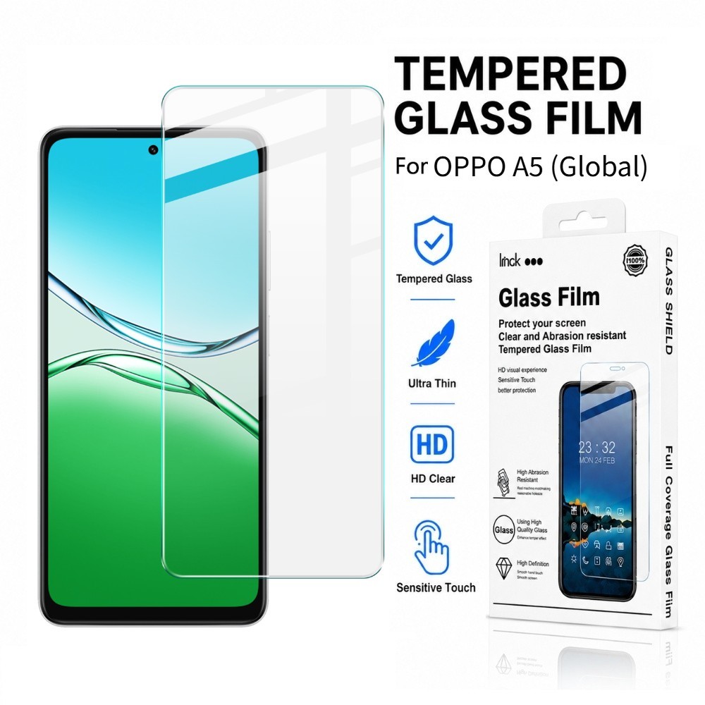 ฟิล์มกระจก สำหรับ OPPO A5 A3 A3x A2x Pro Vitality Energy Global India 5G กันน้ำมัน FM0001