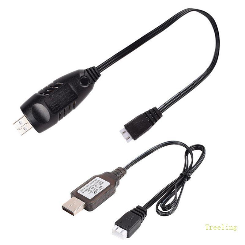 Treeling 7 4v Charger XH-3P 2S Lipo Li-ion ไฟฟ้า RC ของเล่นเครื่องบินรถ Drone สําหรับ