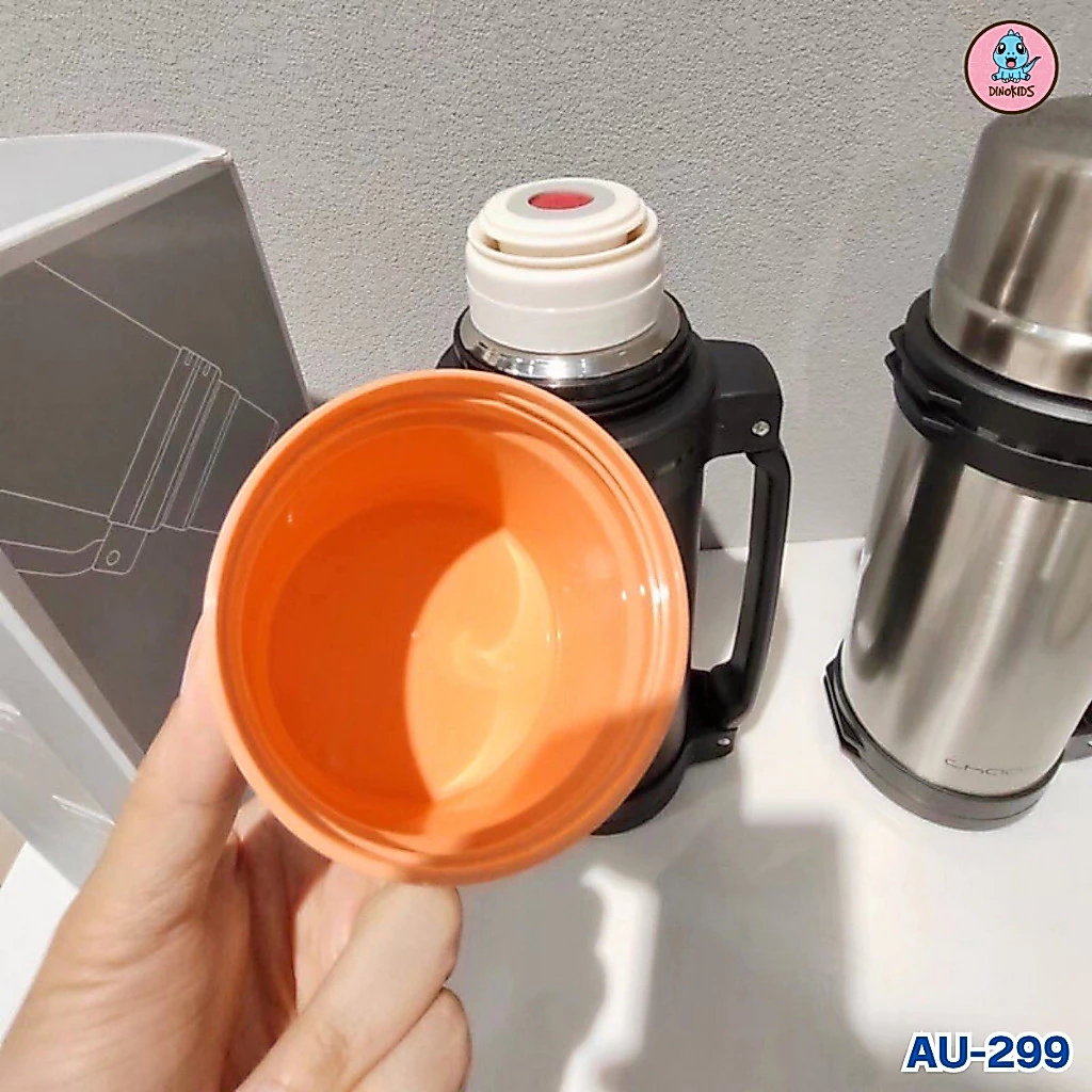 กระบอกเก็บน้ำร้อน  จัมโบ้ 1.2 ลิตร เก็บได้ทั้งความร้อนและความเย็น thumbnail 8