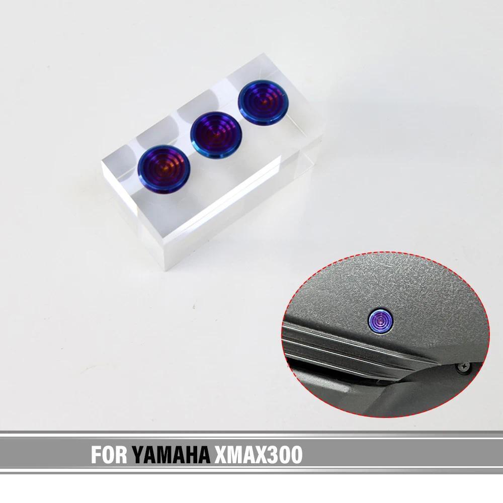 ZJ For Yamaha XMAX 300 XMAX 300 2023 2024 Front Decoration Screw Air Filter Decorative Cover Air fil
