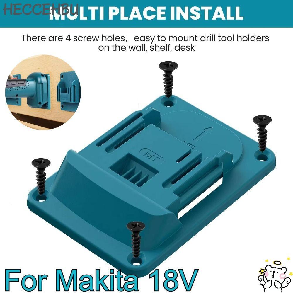 MAKITA เฮซีซี31ขายึดแบตเตอรี่ติดผนัง,ที่ใส่เครื่องมือไฟฟ้าติดผนังที่ทนต่อการสึกหรอ,คุณภาพสูงใช้งานง่ายทนทานทนทานทนทานต่อแบตเตอรี่สําหรับ ดู 18โวลต์