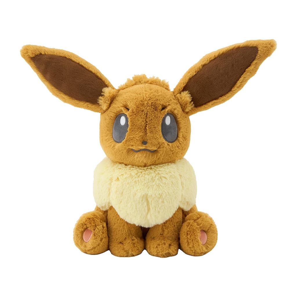 Pokemon Center Original Fluffy Hug Plush Eevee ส่งตรงจากญี่ปุ่น