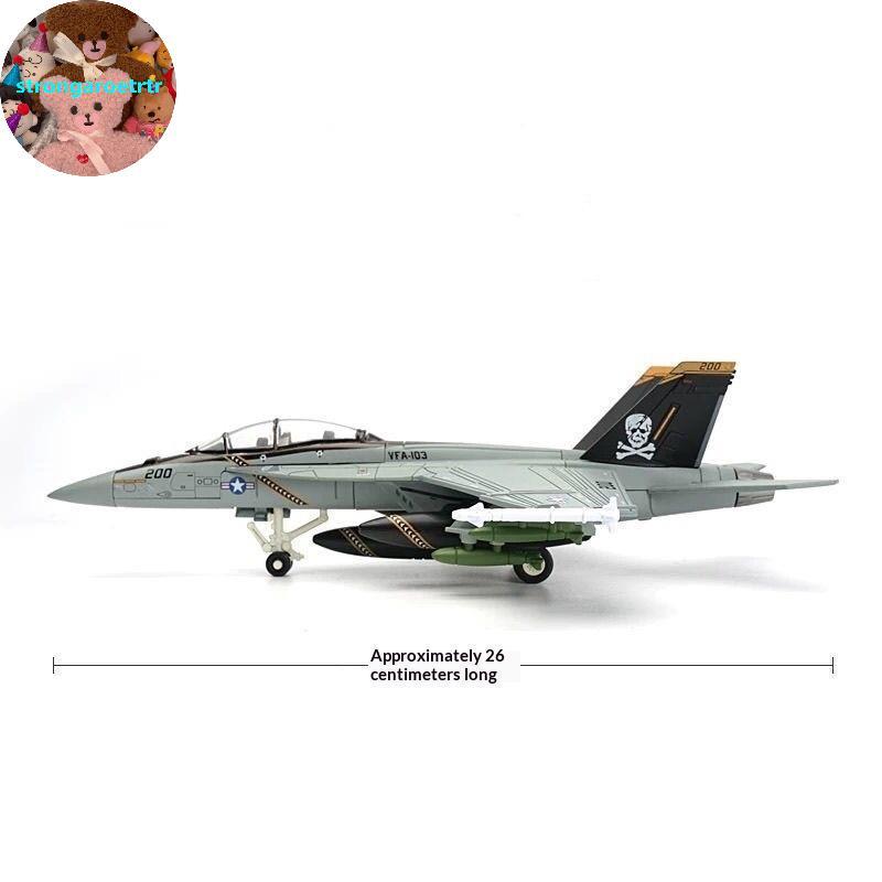 Strongaroetrtr 1:72 F/A-18F Fighter Jet รุ่นรายละเอียดสูง VF103 Grumman Tomcat Super Hornet Replica 