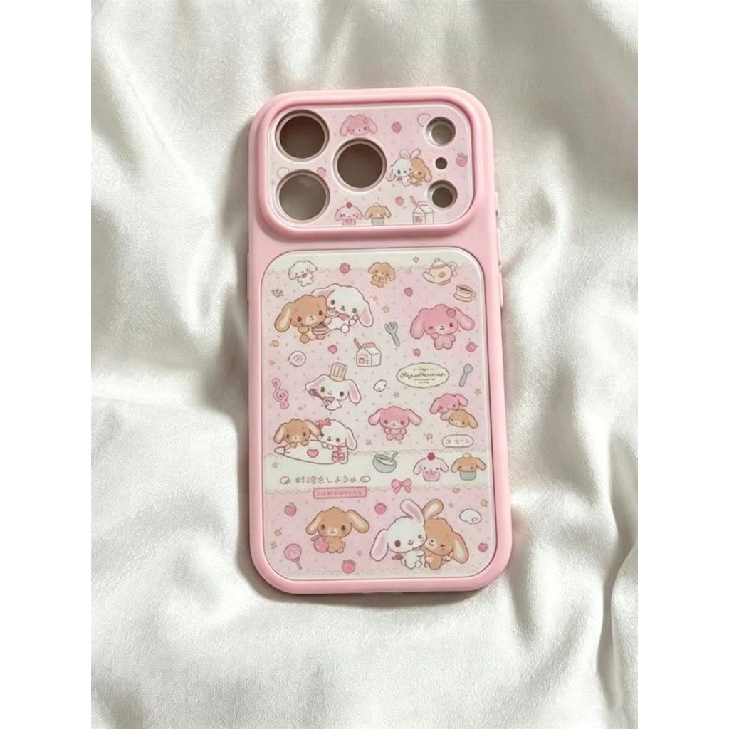 น่ารักขนมกระต่ายเคสโทรศัพท์สําหรับ iPhon13 14 15 16 17 12Pro Max 13 Pro Max 14Pros 15 Pro Max 17prom