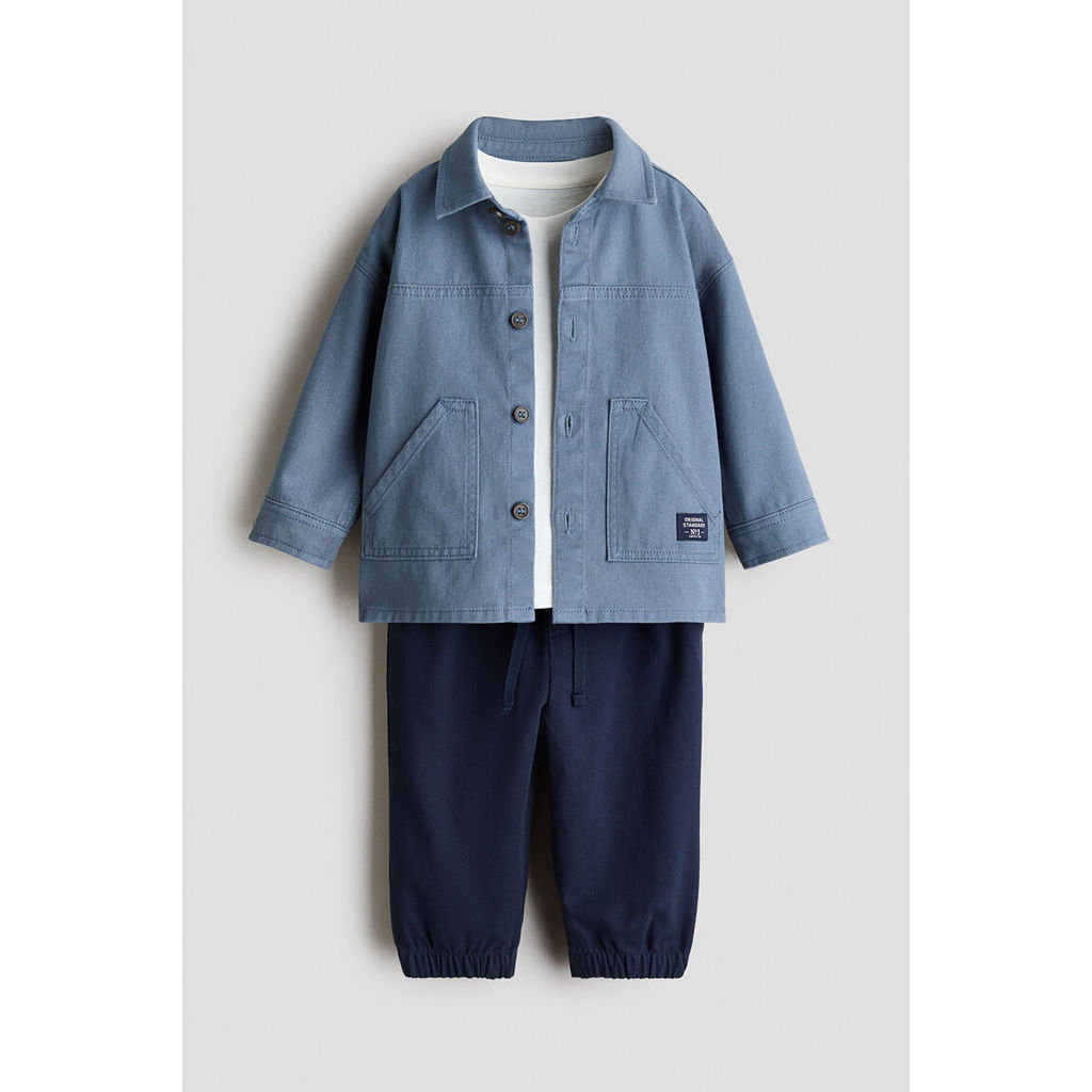 H&M(เอชแอนด์เอ็ม) ชุดคอตตอน 3 ชิ้น เด็กทารก 1348087_1