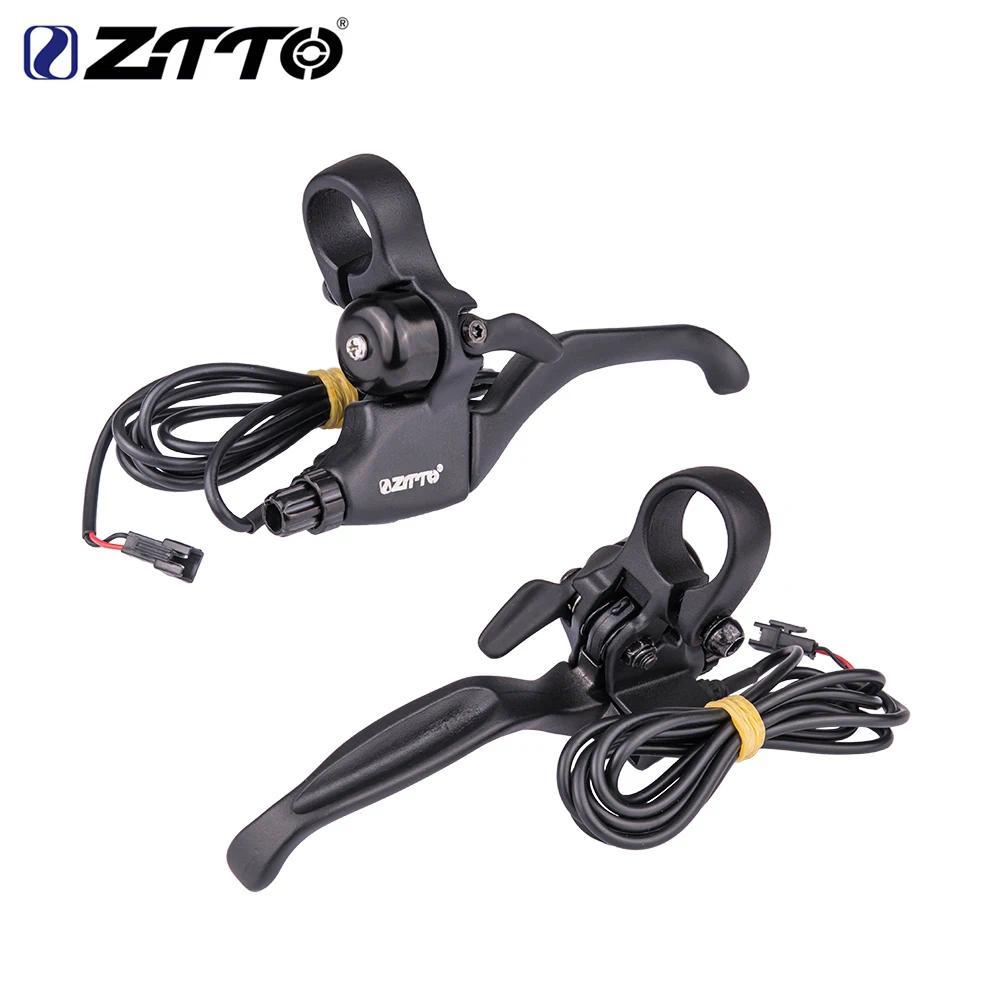 ZX ZTTO E-Bike High Quality Electric Brake lever Bicycle Power-off Brake Handle with Bell Electric 2