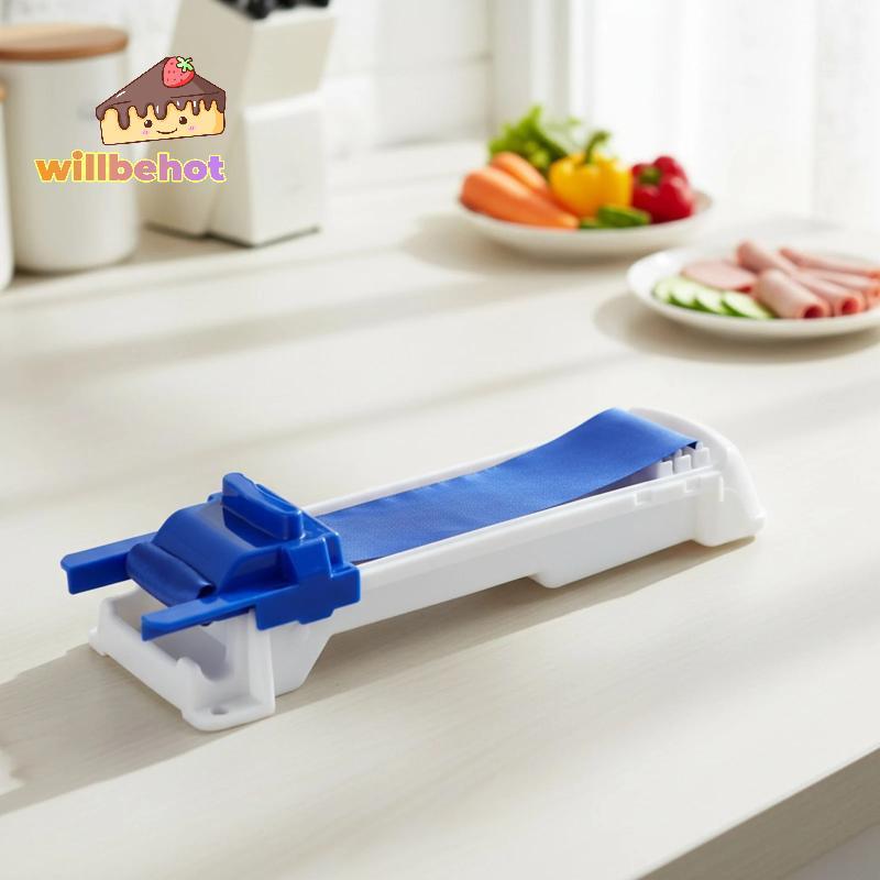 [Willbehot-t] Manual Lumpia Sushi Maker Roller Machine สําหรับ Homemade Spring Roll และ Sushi Wrapper Easy DIY Rolling Food Prep Kitchen Tool [ใหม่]