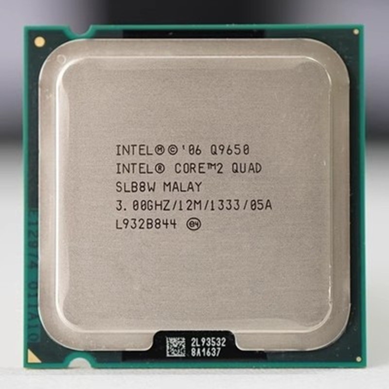 Q9650 Q9550 q9650 SLB8W Core 2 Quad Core รุ่นอย่างเป็นทางการของแท้ 775-เข็มเดสก์ท็อป cpu