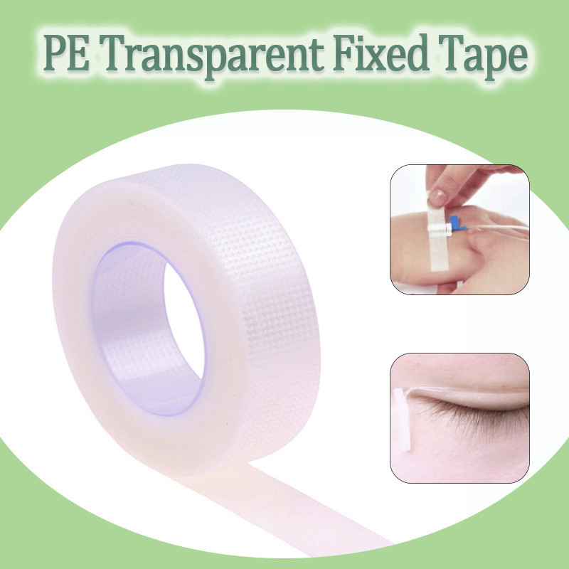 โปร่งใส Hand-tearable PE BreathableTape Wound Dressing เทปคงที่กันน้ํา Double Eyelid Patch