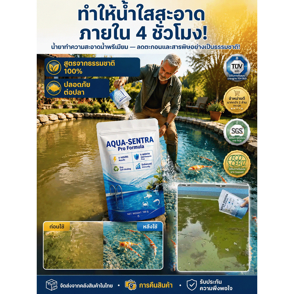 สินค้าขายดี ผงฟื้นฟูบ่อปล ปรับสภาพน้ำ เพิ่มออกซิเจน ลดแอมโมเนีย ย่อยสลายตะกอน ผงบำบัดน้ำ ผงฟื้นฟูน้ำ สระปลา สารทำความสะอาดน้ำธรรมชาติ เหมาะสำหรับบ่อเลี้ยงปลา บ่อกุ้ง