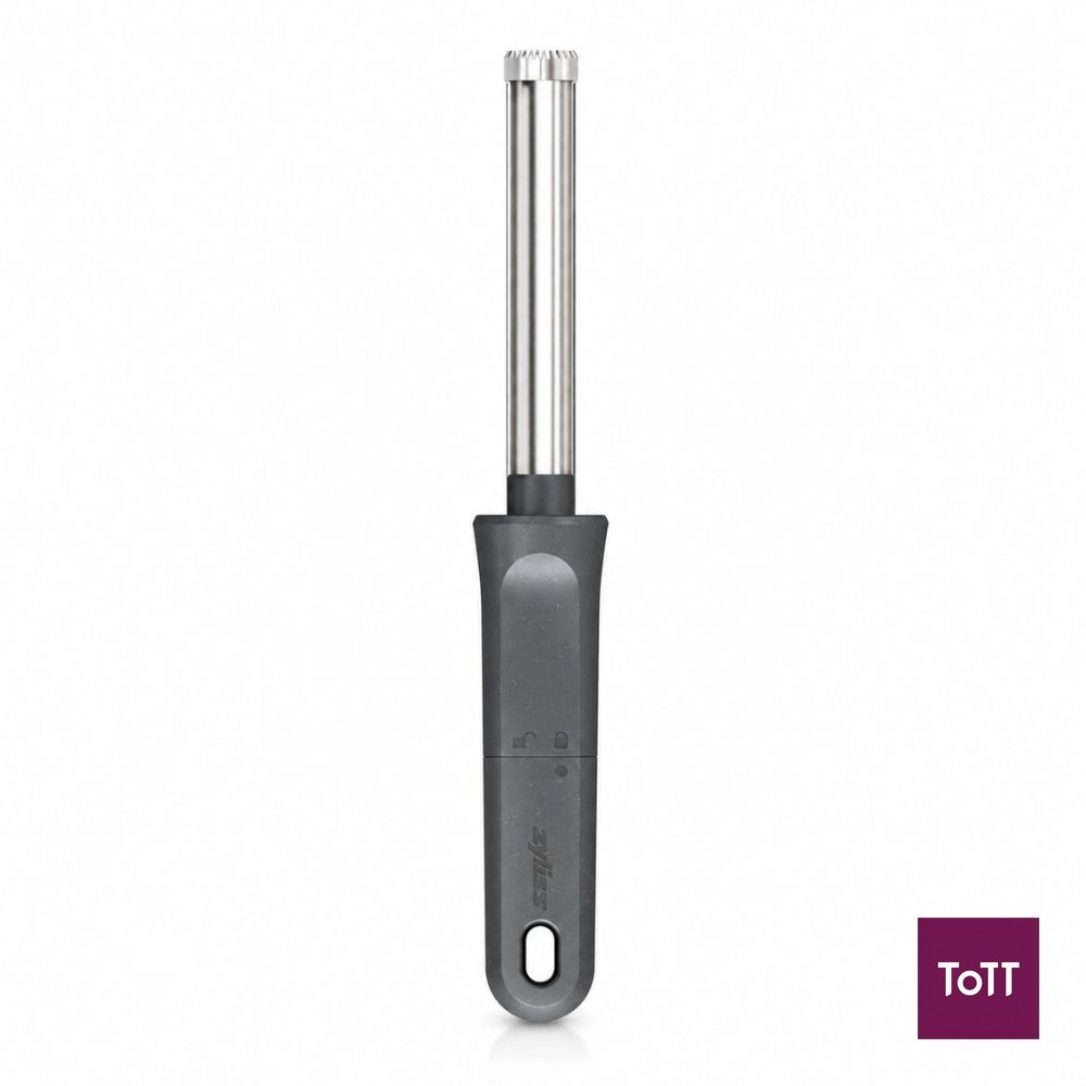 Zyliss Acrylitrile Butadiene Styrene Apple Corer L2.5xW3.2xH24.7ซม. สีเทา