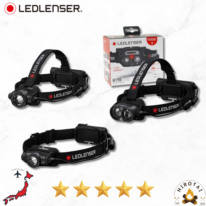 Ledlenser H Core Series LED Headlamp (H5R H7R H19R) USB Rechargeable Waterproof Black