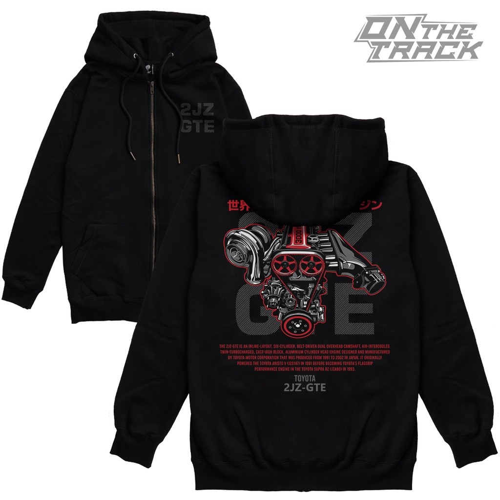 เสื้อฮู้ดมีซิปสําหรับผู้ชาย | แบรนด์ | เสื้อฮู้ด Toyota Supra Mk4 2jz-gte Machine | 2jz Blandwire