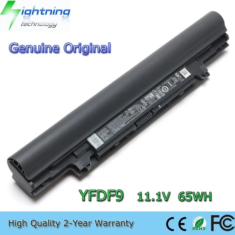 ยี่ห้อใหม่ YFDF9 11.1V 65Wh 5MTD8 (7.4V 43Wh) แบตเตอรี่แล็ปท็อปสําหรับ Dell Latitude 3350 3340 E3340