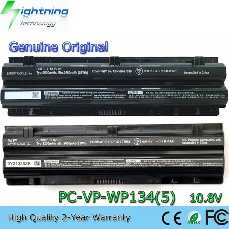 ใหม่ Original PC-VP-WP135 PC-VP-WP134 10.8V แบตเตอรี่แล็ปท็อปสําหรับ NEC VK24L VK30H VK27M VK25L VJ3