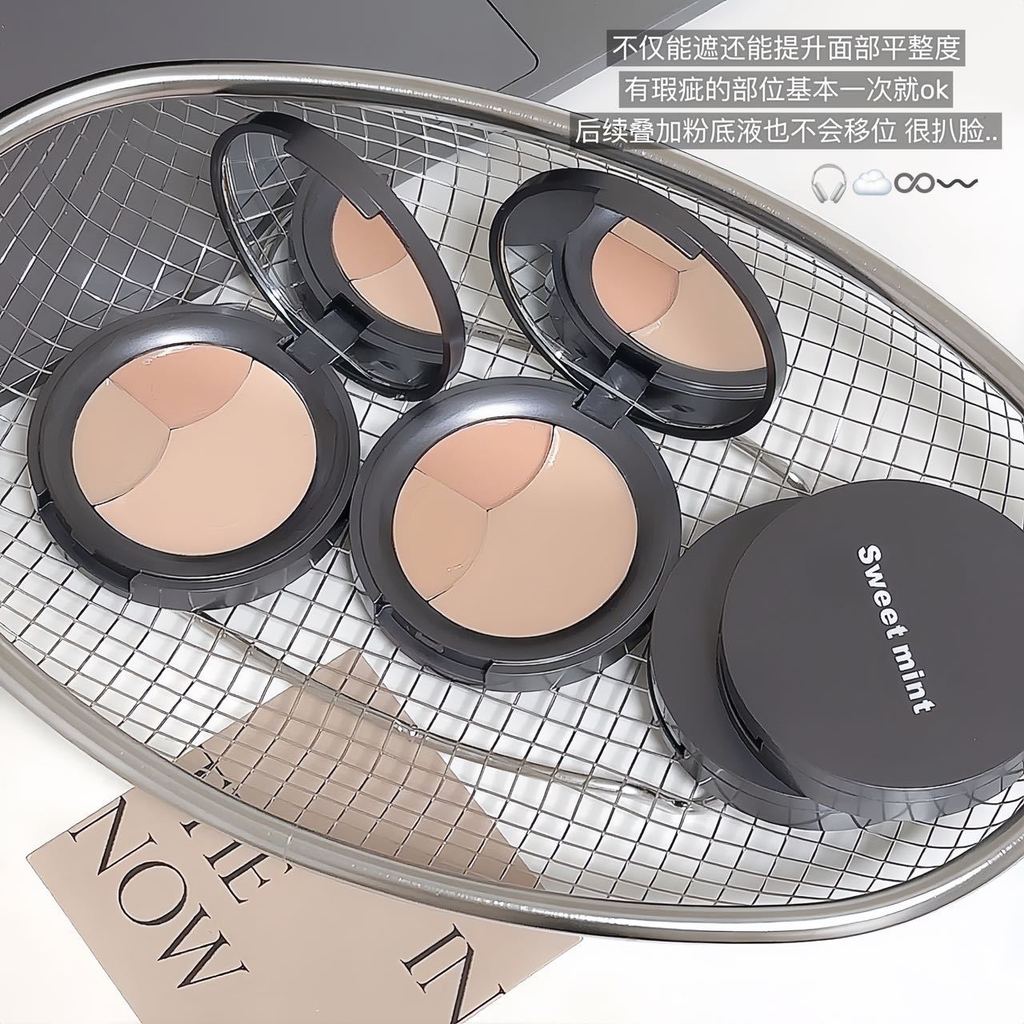 concealer คอนซีลเลอร์ Cover Dark Circles Nasolabial Lines Cloud Gauze Concealer Facial Blemishes Rep