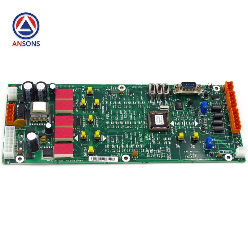 กม763600G01 KM763600G02 KONE ลิฟท์ควบคุมหลัก PCB MRL Parameter บอร์ดการตั้งค่า Ansons อะไหล่ลิฟต์