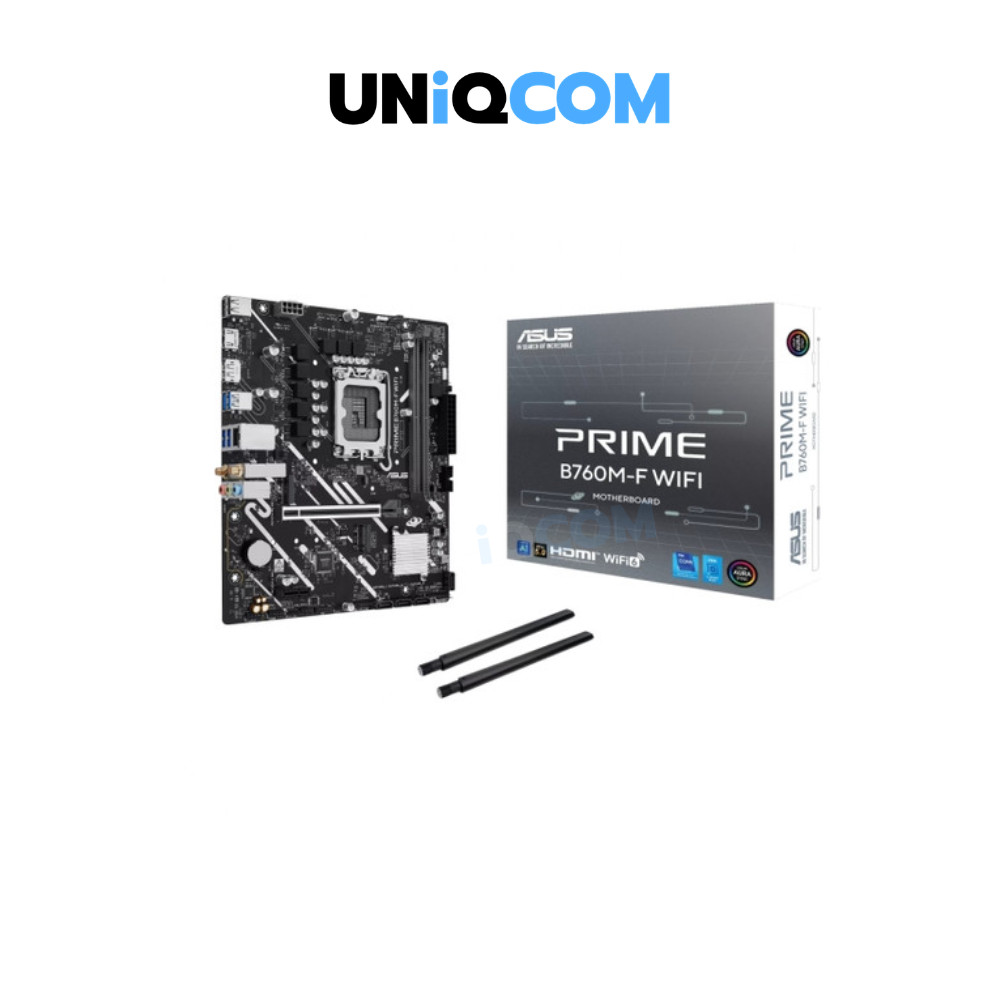 ASUS เมนบอร์ด MAINBOARD (1700) PRIME B760M-F WIFI DDR5