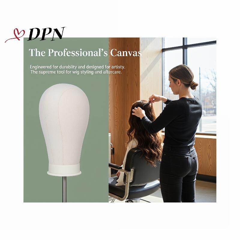 [SWTD] 22 นิ้วผ้าใบ Manikin Blo Head สําหรับวิกผมทําความหนาแน่นสูง Stable Display Model Stand สําหรั
