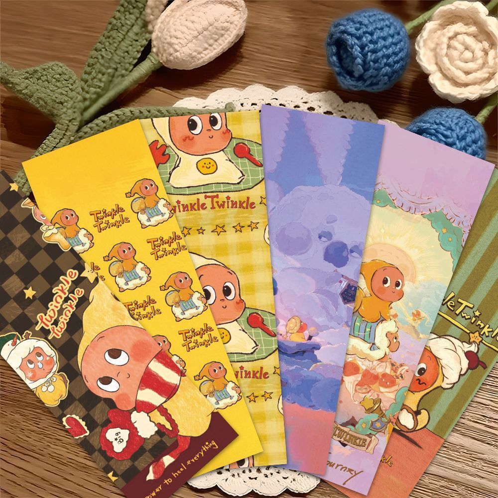 Star Star Series สีน้ํามันคาร์บอน PPMT Series Twinkle Card ที่ไม่ซ้ํากันน่ารัก Star ที่คั่นหนังสือผู