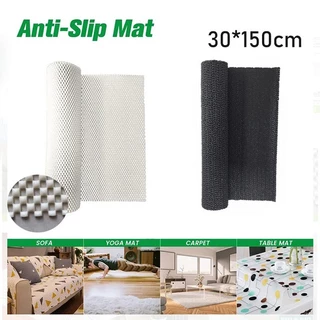 แผ่นกันลื่นอเนกประสงค์ PVC ยืดหยุ่น กันเปื้อน กันลื่น ขนาด 30x150 ซม. ใช้รองโต๊ะอาหาร ลิ้นชัก ห้องครัว มี 3 สีให้เลือก