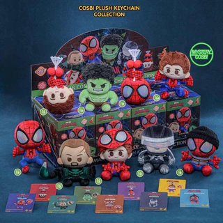 ของแท้ Hot Toys Cosbi Marvel Spider-Man Brand New Day ตุ๊กตาขนปุยกล่องสุ่ม พวงกุญแจ ของขวัญ -203
