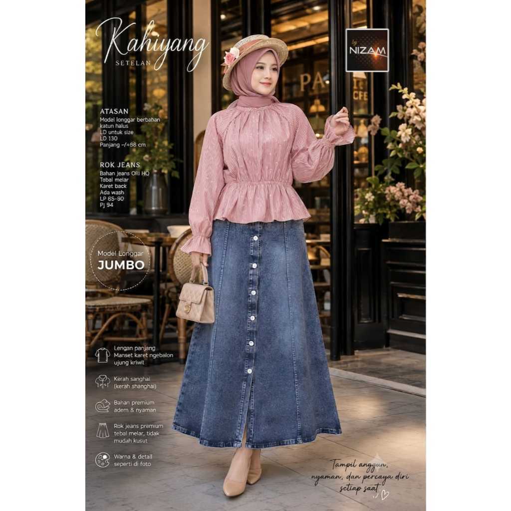 มีกลุ่มซื้อขายขอแอดมิน er elrumi 2607 KAHIYANG NIzAM SKIRT SET er elrumi