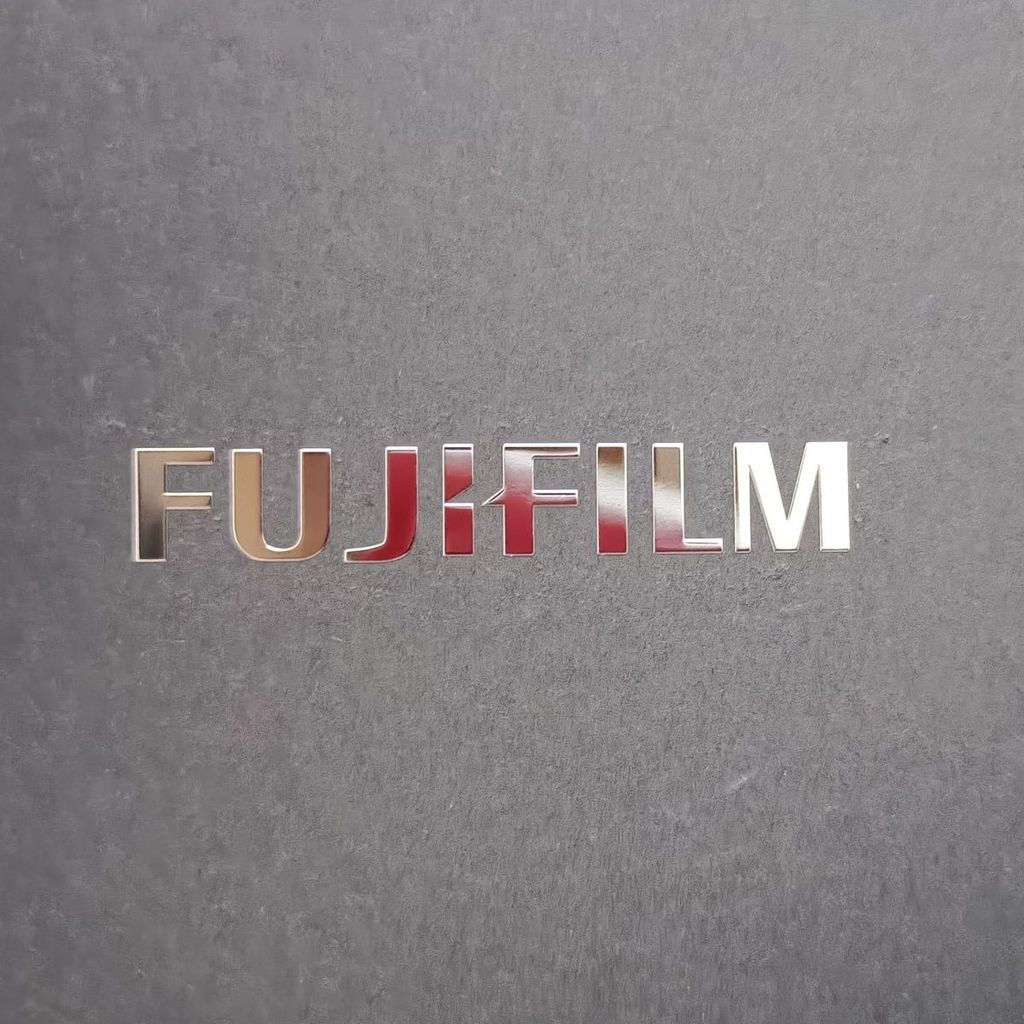logo Fuji sticker12ydiy Logo-decorated metal SLR camera notebook fujifilm New Stickers J7ES