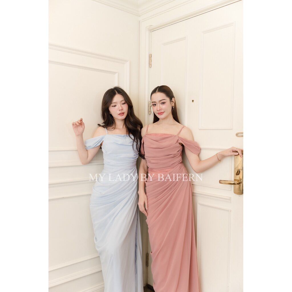 ชุดเดรสไปงานแต่ง ชุดออกงาน MY LADY BY BAIFERN - ML0542