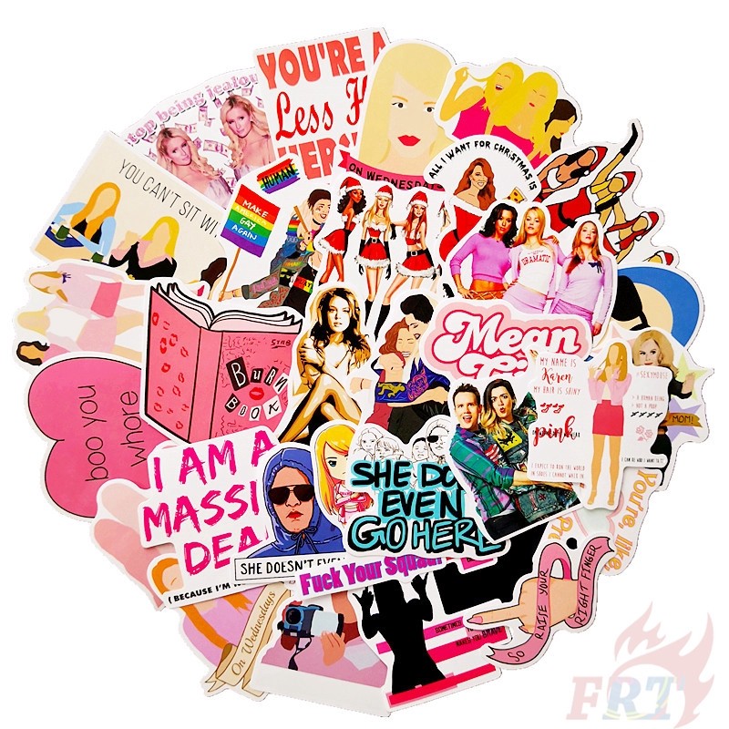 ❉ Mean Girls Series 01 สติ๊กเกอร์ ❉ 35Pcs/Set Campus Youth Movie DIY Fashion Mixed Luggage Laptop Skateboard Doodle Decals สติ๊กเกอร์