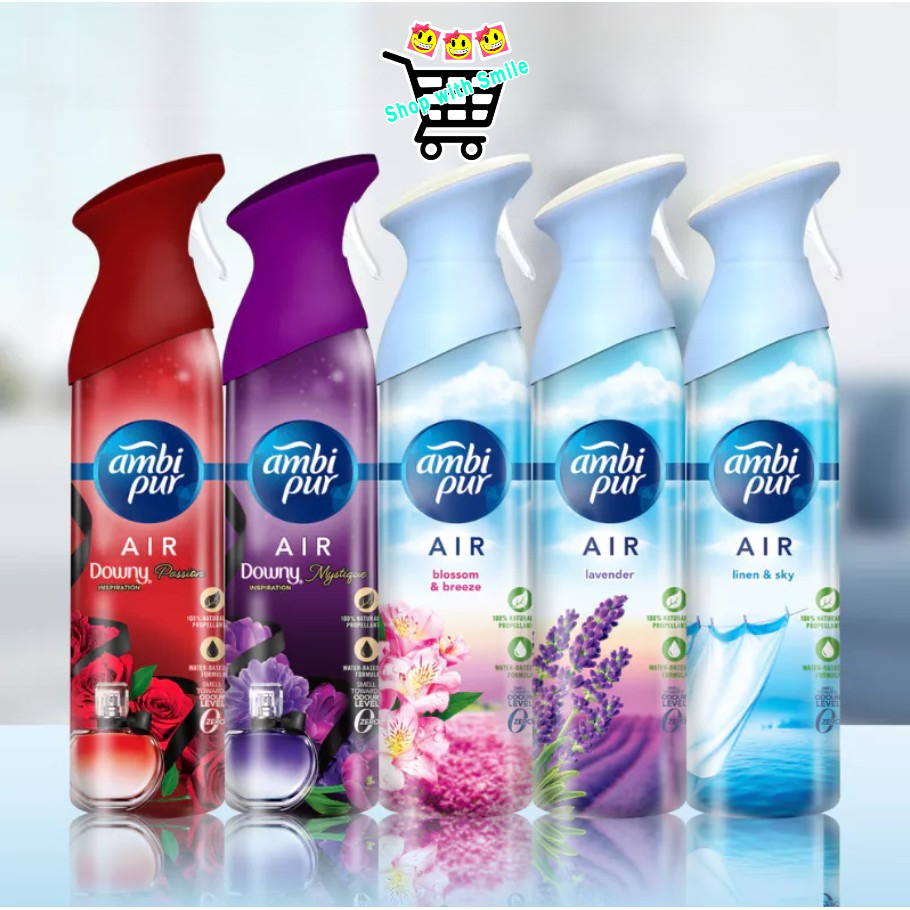 Ambi Pur Air Effects แอมบิเพอร์ สเปรย์ปรับอากาศ 275ml. หอมยาวนาน ดับกลิ่น ใช้ได้ทั้งบ้านและรถ