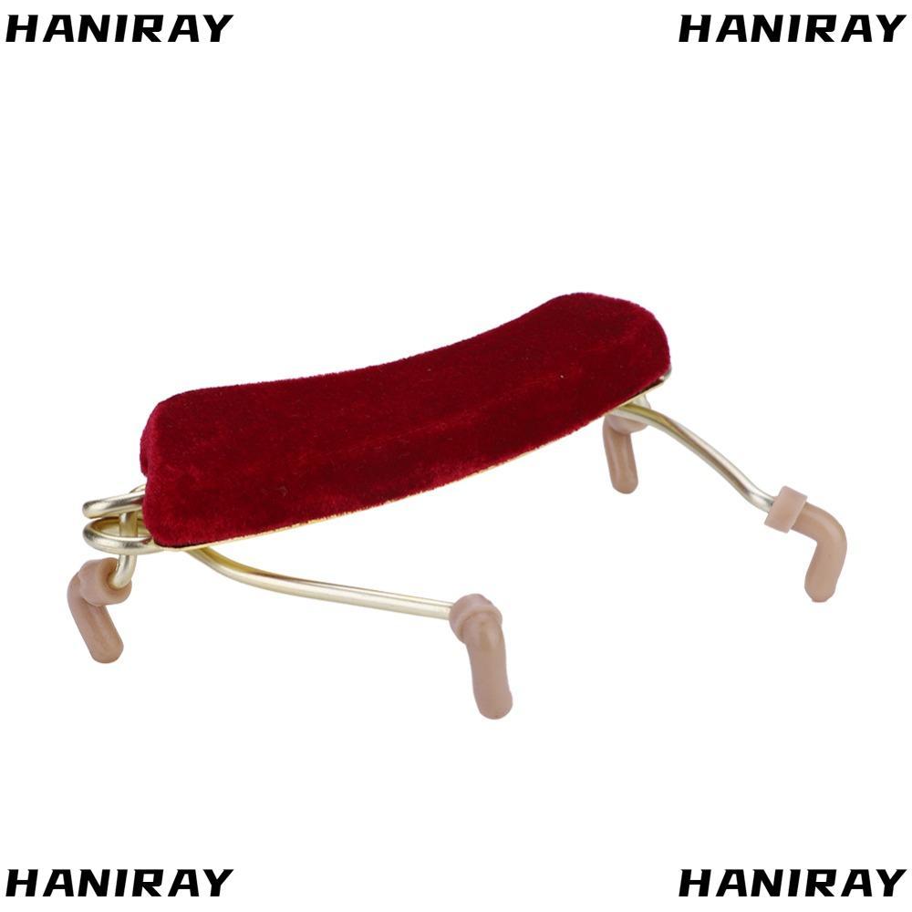 HANIRAY REST, โลหะฟองน้ํา Padding Burgundy ไวโอลินไหล่, สบายไวโอลินไหล่ REST 4/4 สําหรับ 3/4 4/4 ไวโ