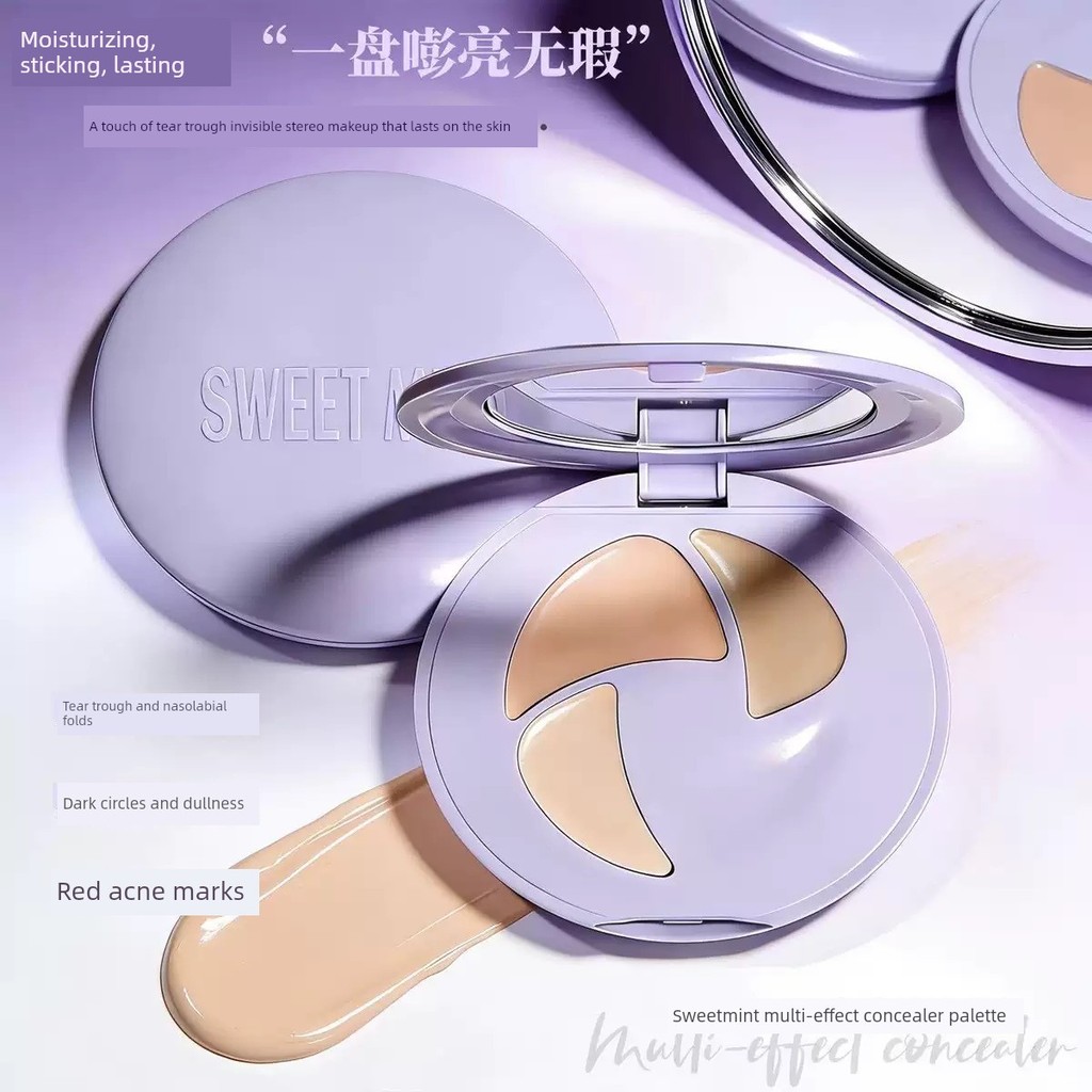 คอนซีลเลอร์ concealer SWEET MINT Multi-Effect คอนซีลเลอร์ปกปิดความหมองคล้ําจุดด่างดํารอยสิว Tear Tro