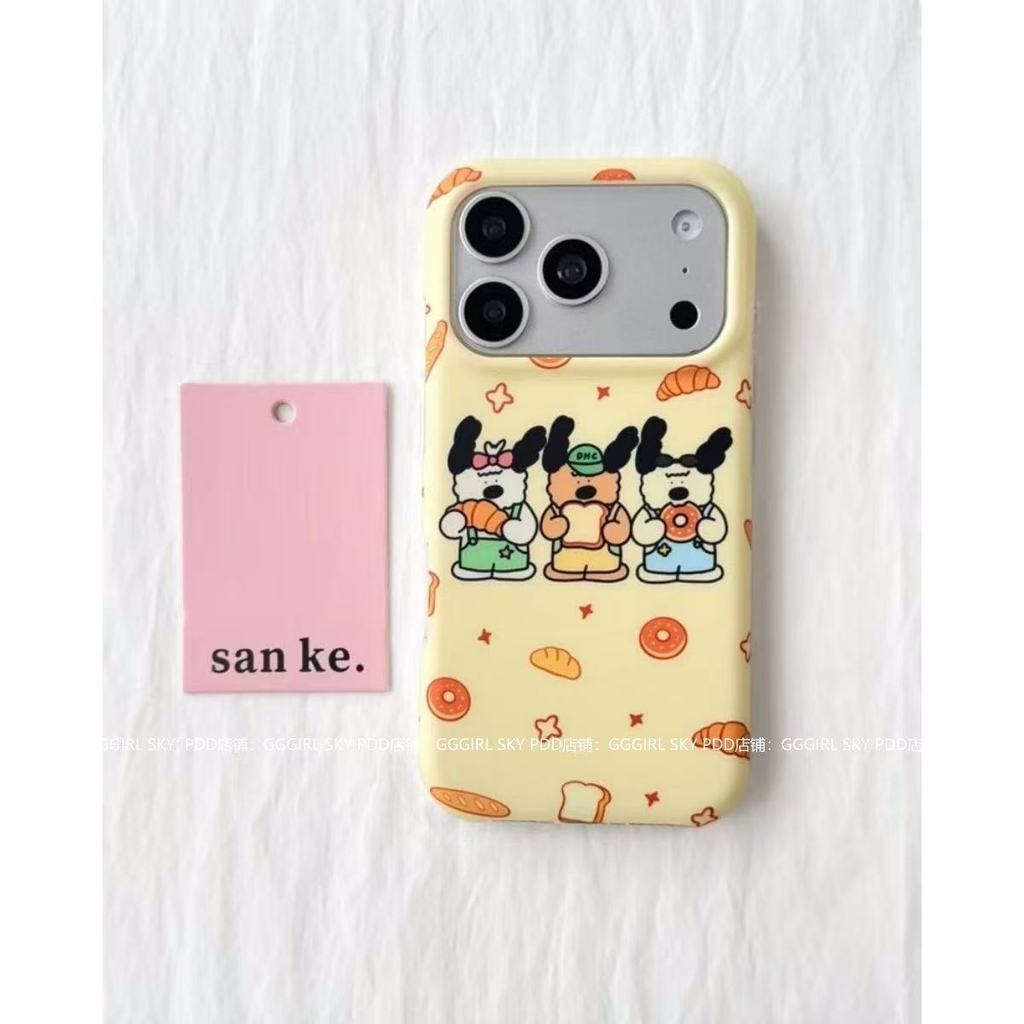 เคสโทรศัพท์เหมาะสําหรับiPhone 7 8 X XS XR XSMAX 11 12 13 14 15 16 17 Pro max Plus Air Bread Dog Shoc