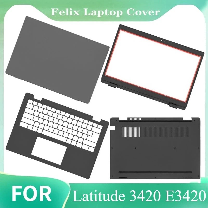 * สําหรับ Latitude 3420 E3420 ใหม่ปกหลัง LCD 02K5F8 ด้านหน้า 02KP4R Upper Case Palmrest 04PX9K ด้านล