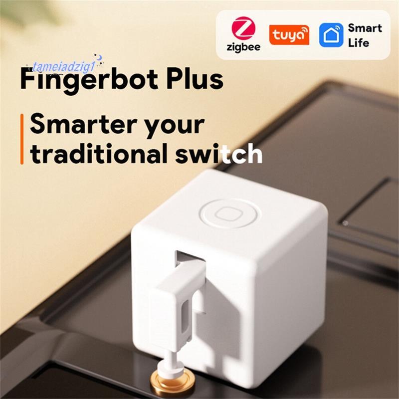 1 ชุด TUYA Smart Fingerbot Plus Zigbee Switch Bot Knop Pusher Smart Home Fingerbot