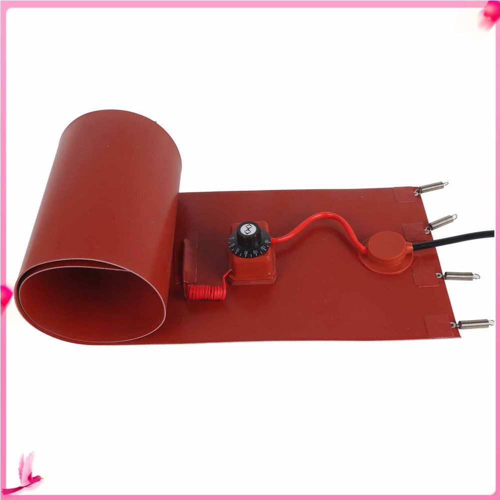 Yaostoree-th SilHeater Band สำหรับถังโลหะ - ความจุ 60 ลิตร เทอร์โมสตัท 1200W 30?150°C ท่อกลองเครื่อง