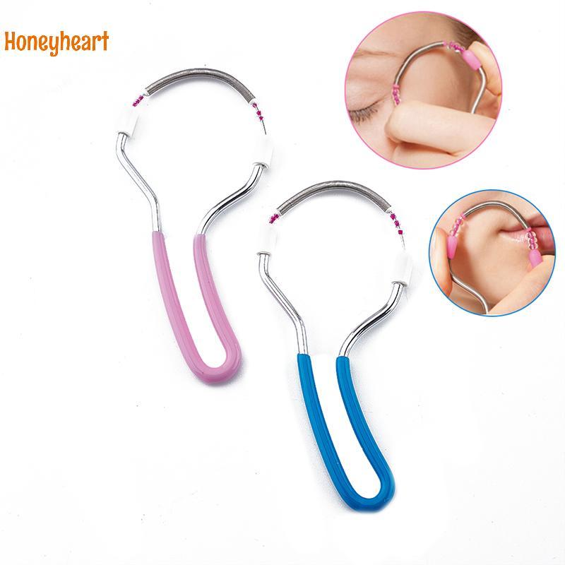 <Honeyheart> 1Pc Safe Handheld Spring Roller เครื่องกําจัดขนบนใบหน้า เครื่องกําจัดขนความงาม Nice