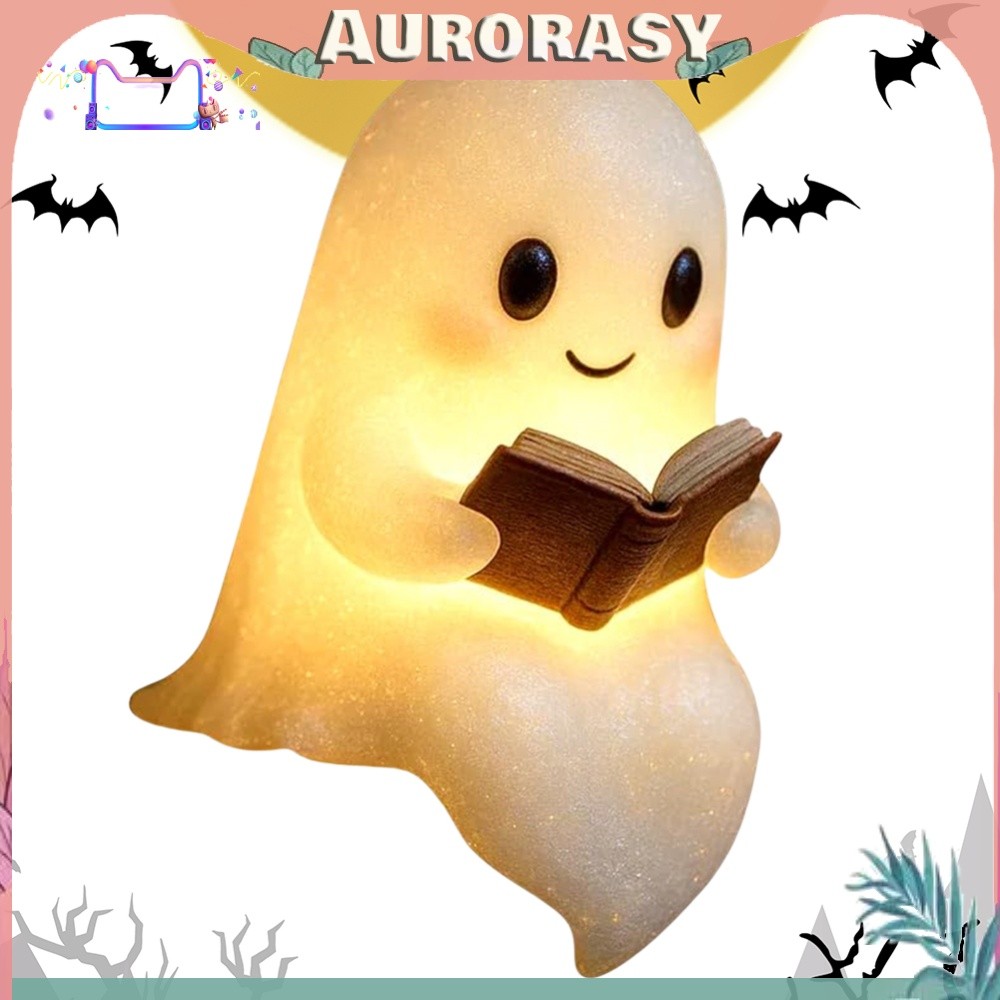 [AURORASY]โคมไฟอ่านหนังสือผีฮาโลวีน Ghost Night Light Ghost Reading Night Light