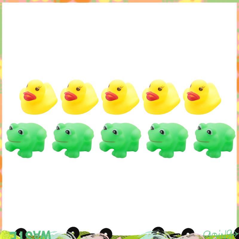 ของเล่น Frogs & Ducks 5 ชิ้น + 5 ชิ้น
