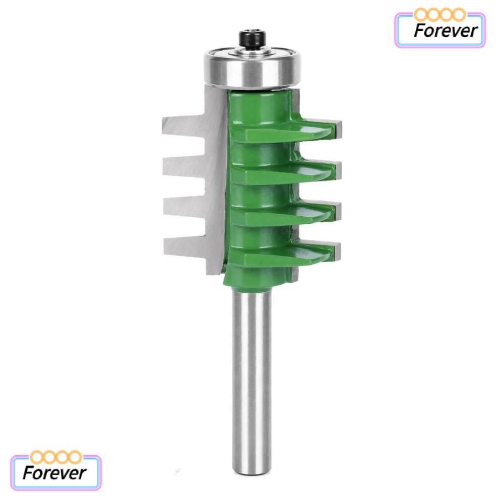 FOREVER Finger Joint Router Bit, 8x34.9 มม.ขนาดซีเมนต์คาร์ไบด์งานไม้เครื่องตัดบิต,ทนทานสีเขียว 8 มม.
