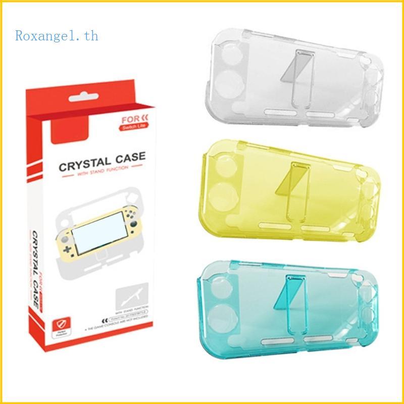 ROX คอนโซล PC กรณีโปร่งใส Shock Absorbing Protector ที่อยู่อาศัยสะดวกสําหรับ Switch Lite