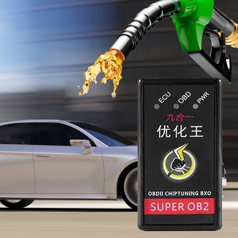 FOURSUN Super OBD2 Nitro OBD EcoOBD2 ECU Chip Tuning Box Plug Car Fuel Save More Power Hot TH