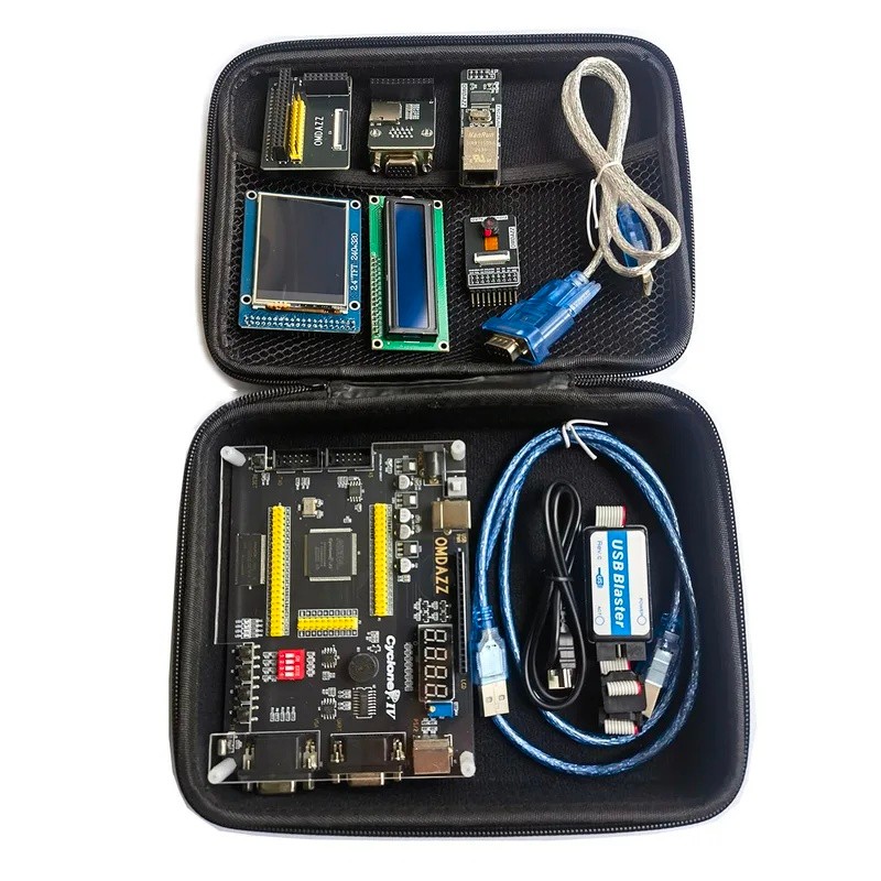 7CCI ชุดอิเล็กทรอนิกส์เพื่อการศึกษา, All-in-One FPGA Board EP4CE6 EP4CE10 พร้อมกล้อง LCD VGA Etherne