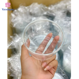 [ยกลัง 1,000 ชิ้น] ถ้วยเบเกอรี 10 ออนซ์ PET ปาก 95 มม. VANDAPAC