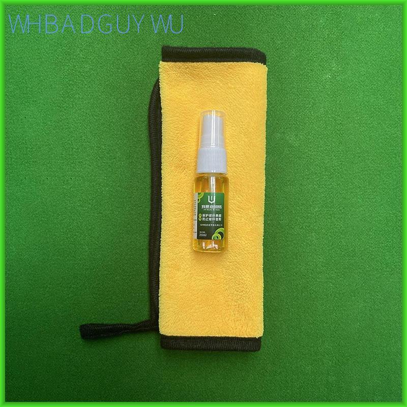 [whbadguywu] Pool Cue Polish Oil ใช้งานง่ายกําจัดฝุ่นแบบพกพาแท่งบิลเลียดทําความสะอาดสําหรับการบํารุง