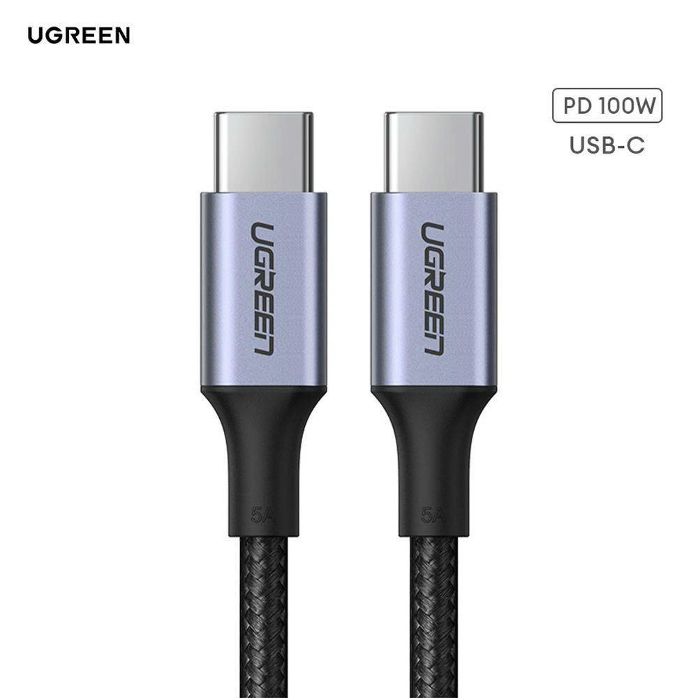 Ugreen Type C 100W สายชาร์จเร็ว Ugreen 90120 US316 ยาว 3M 110W PD 5A สายร่มชูชีพ